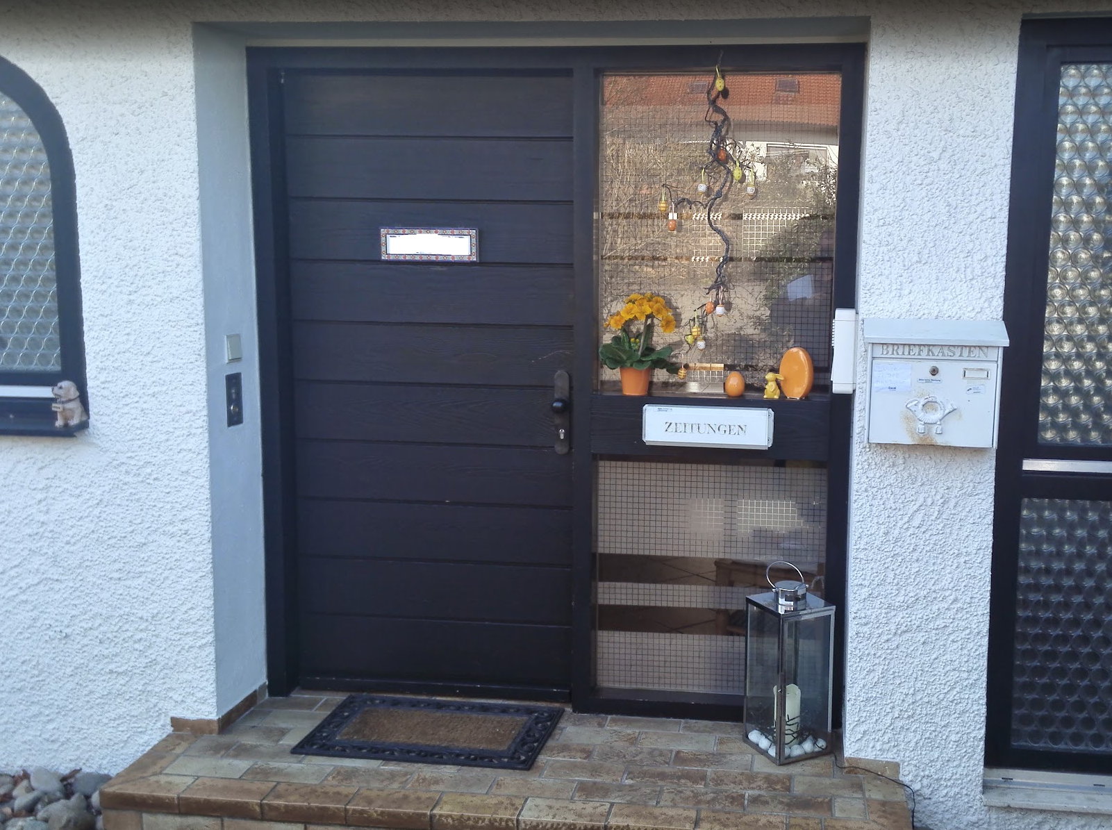 Alte Haustür – vorher